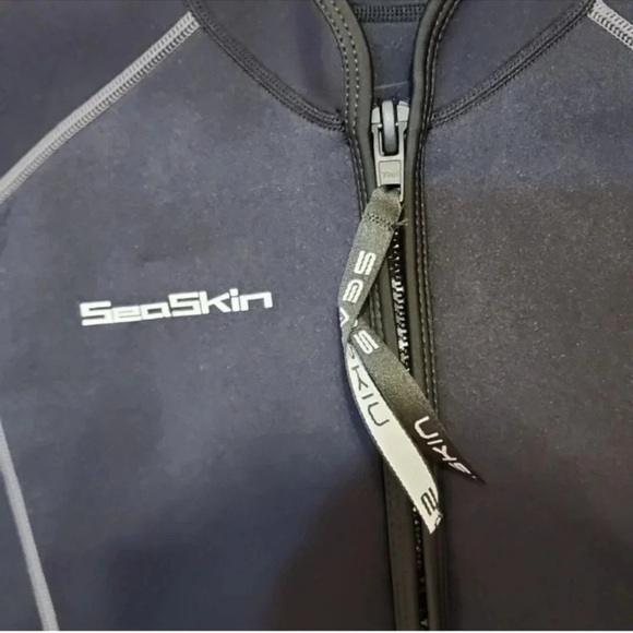 Seaskin wetsuit Black men's NEW, Diving, rafting, snorkeling watersports - Picture 8 of 9